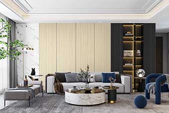 金阊轻奢风格-客厅