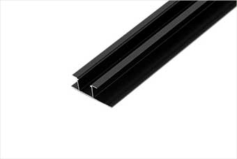 金阊航空纤维墙咔铝合金带灯中条（哑黑氧化）