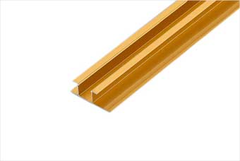 金阊航空纤维墙咔铝合金带灯中条（钛金氧化）