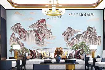 金阊森佰汇航空纤维墙咔（鸿运当头）